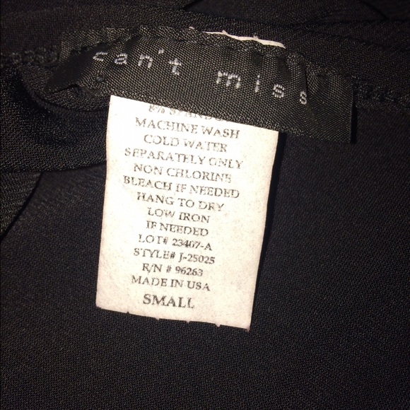 Elegant black top - Picture 4 of 4