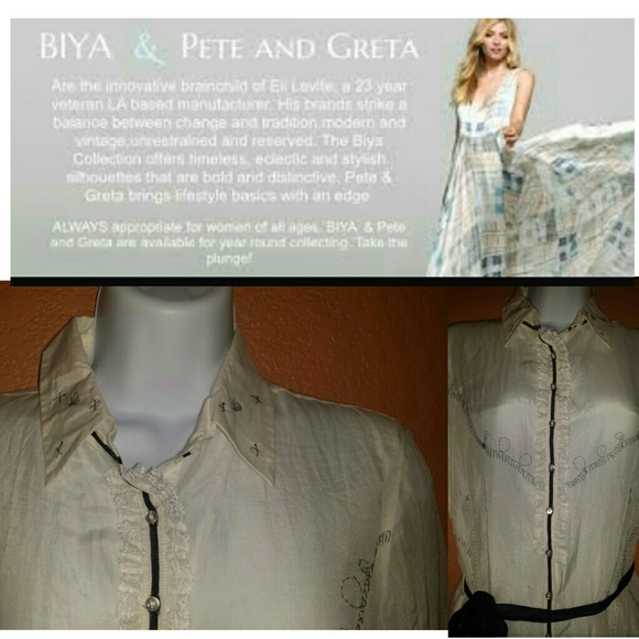 Anthropologie Pete and Greta Biya By Johnny Was - Picture 3 of 3