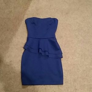 Royal Blue Peplum dress
