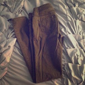 Hollister brown jeans