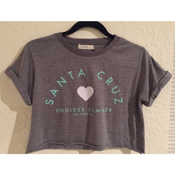 🚫SOLD🚫 santa cruz crop top