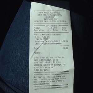 Receipt for true religion camo pants