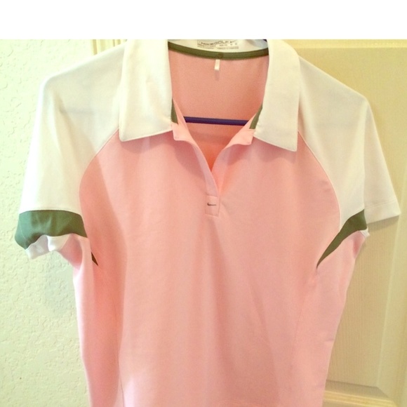 Women's nike golf shirt dry-fit