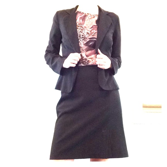 Black Skirt Suit