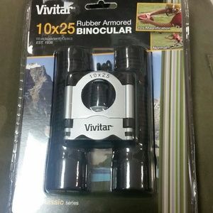 Vivitar 10x25 rubber armored binocular
