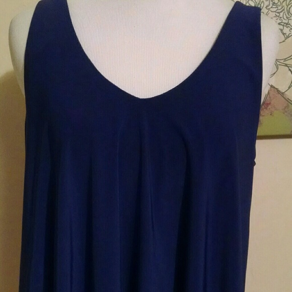 Express Tops - MD Sale🆕NWT.  Dark blue/purple V-neck tank