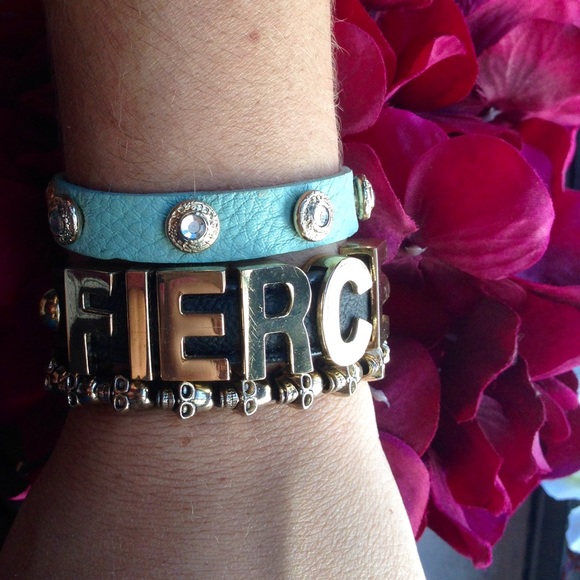 BCBG leather bracelet