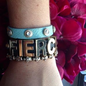 BCBG leather bracelet