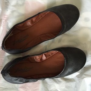 Lucky Brand Black Emmie Ballet Flats - Leather