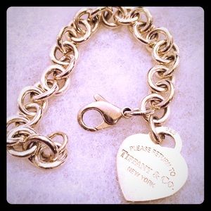 Tiffany & Co. Heart Tag Charm Bracelet