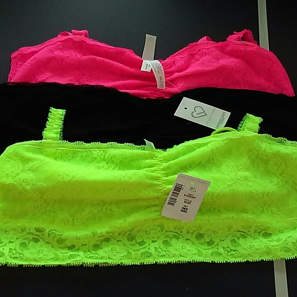 Bundle: 3 Aero lace bralettes 2 NWT