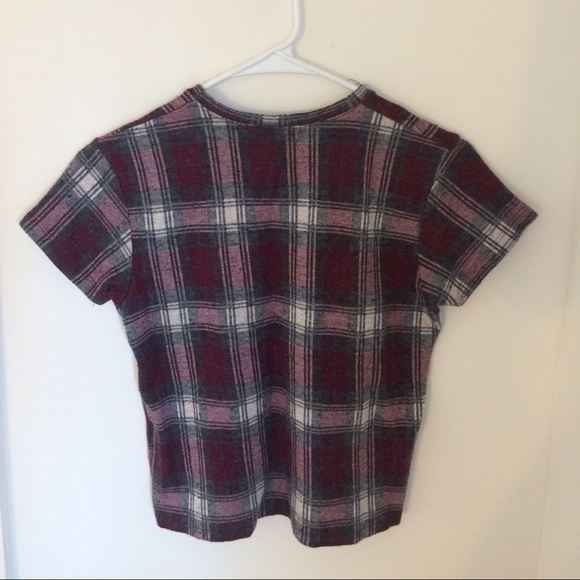 Retro Plaid Brandy Melville Top
