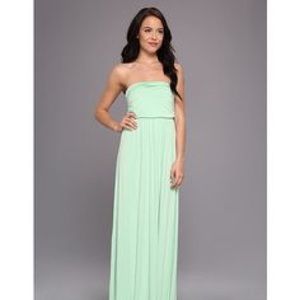 Strapless Periwinkle Maxi Dress