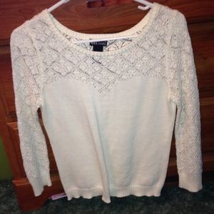 Cream colored sweater