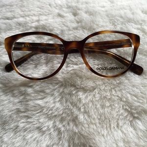 Dolce & Gabbana cat eye tortoise shell glasses