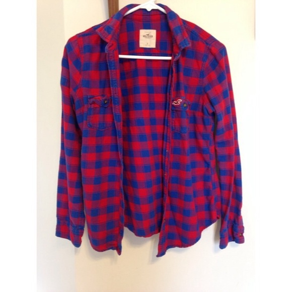 Hollister flannel ❤️💙
