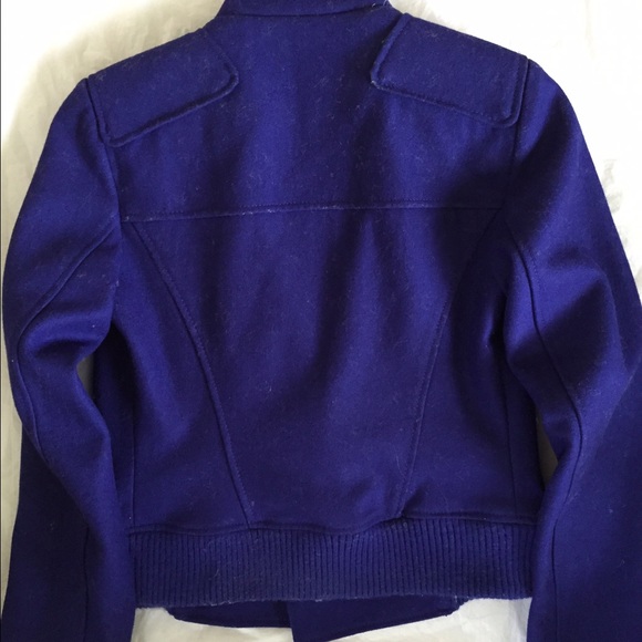 Wool Cobalt Blue Peacoat - Picture 2 of 4