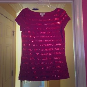 loft sequins shirt