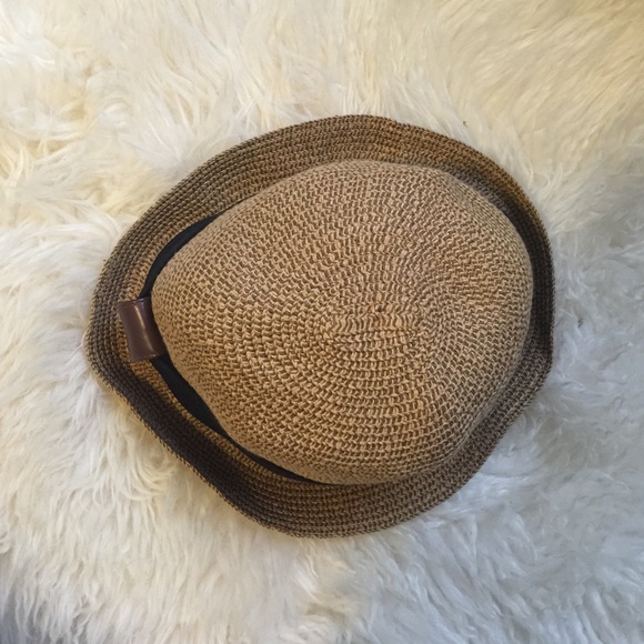 tan and black stylish hat - one size fits most