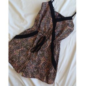 Multi-Colored Print Romper