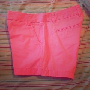 j.crew neon pink chinos