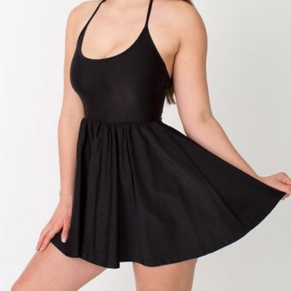 AA black halter dress
