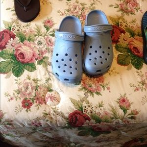 Baby blue crocs
