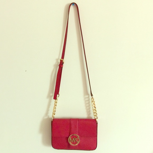 Michael Kors Handbags - A red cross body handbag