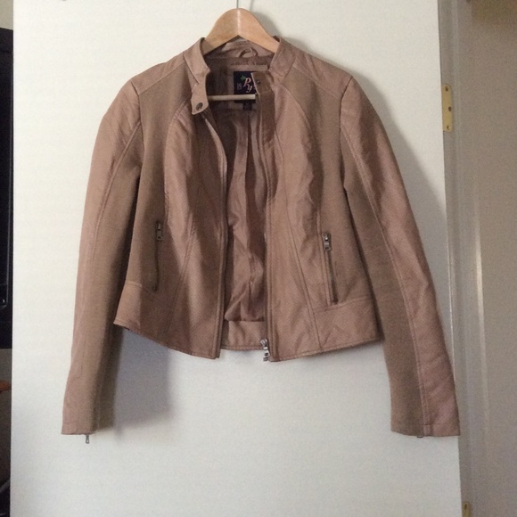 Blush moto jacket