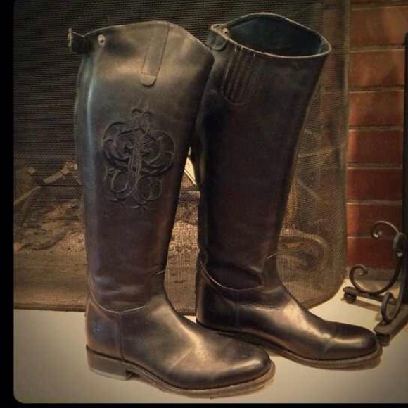 Frye Shoes - Hold for Sarah-shipping Frye Riding Black Zip 9.5