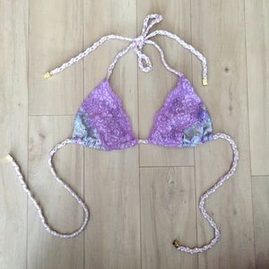 Beach Bunny Lavender Sugar Magnolia Lady Lace Top