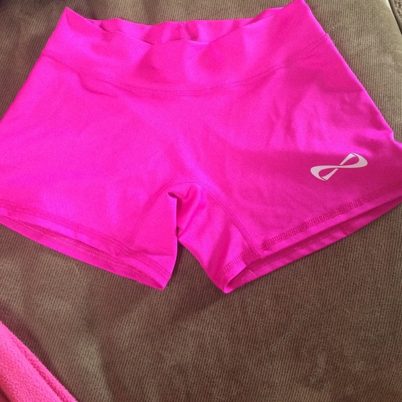 Pink Nfinity compression shorts