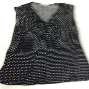 EK Design B&W Polka Dot Top