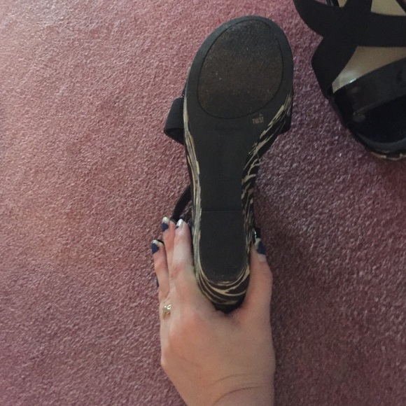 Animal print wedges - Picture 2 of 4