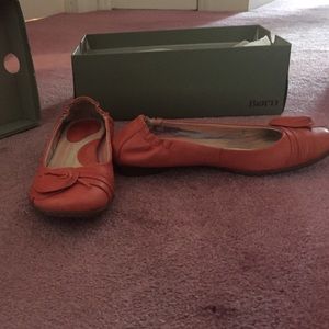 Orange flats