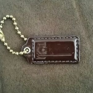 Mini coach tag keychain