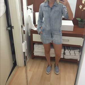 Denim Romper