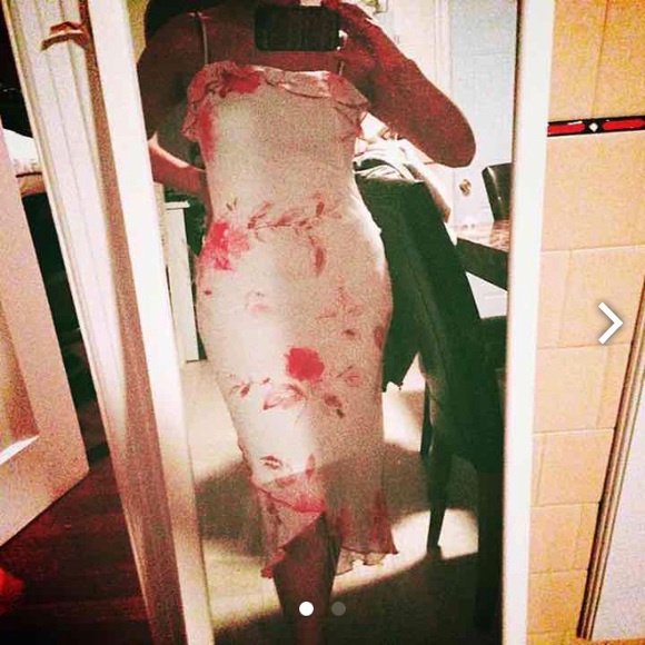 Sexy floral dress for the spring size S
