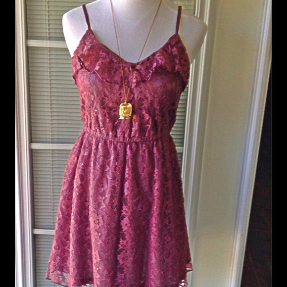 Divided Dresses & Skirts - Divided purple lace dress...ON SALE NOW!!!