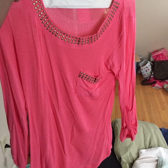 A studded shirt