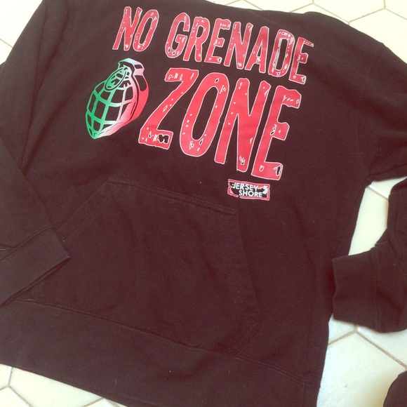 RARE No Grenade Zone Jersey Shore Sweatshirt