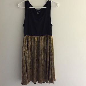 Black and Gold Dress