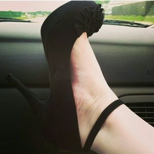 Fergie Heels with Ankle strap