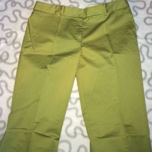 Green dress trousers