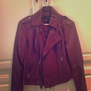 Faux leather jacket
