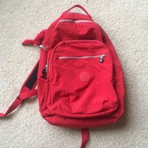 Kipling Seoul Backpack in Red