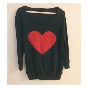 Heart Design Sweater