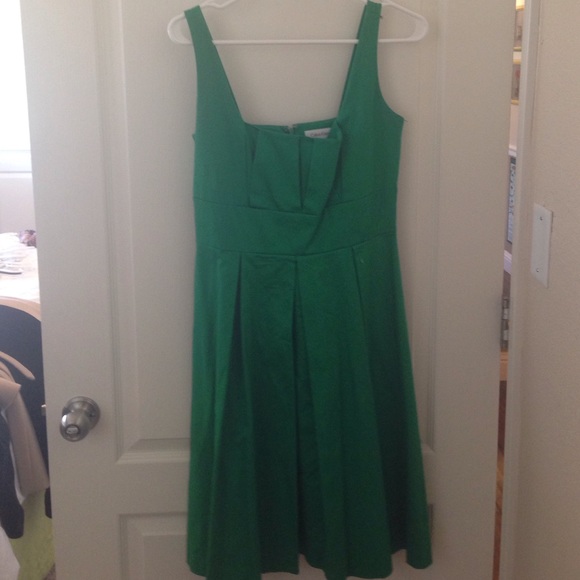 Green Calvin Klein dress
