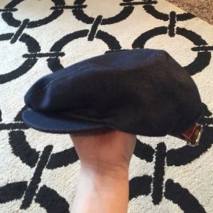 Coach Newsboy denim hat