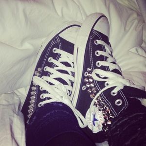 Studded converse
